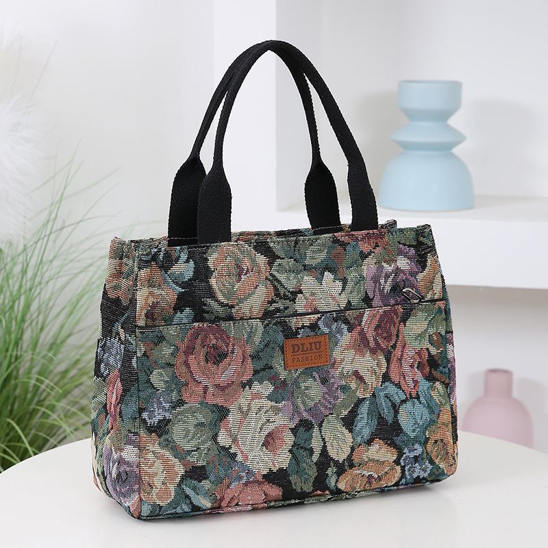 Women Bags Offers - Floral print women's tote bag, heavy