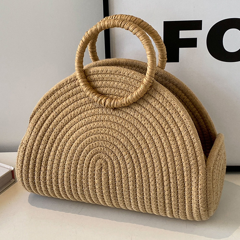Women'S Bags Holiday - Handwoven Clutch Purse Chic Cotton Rope