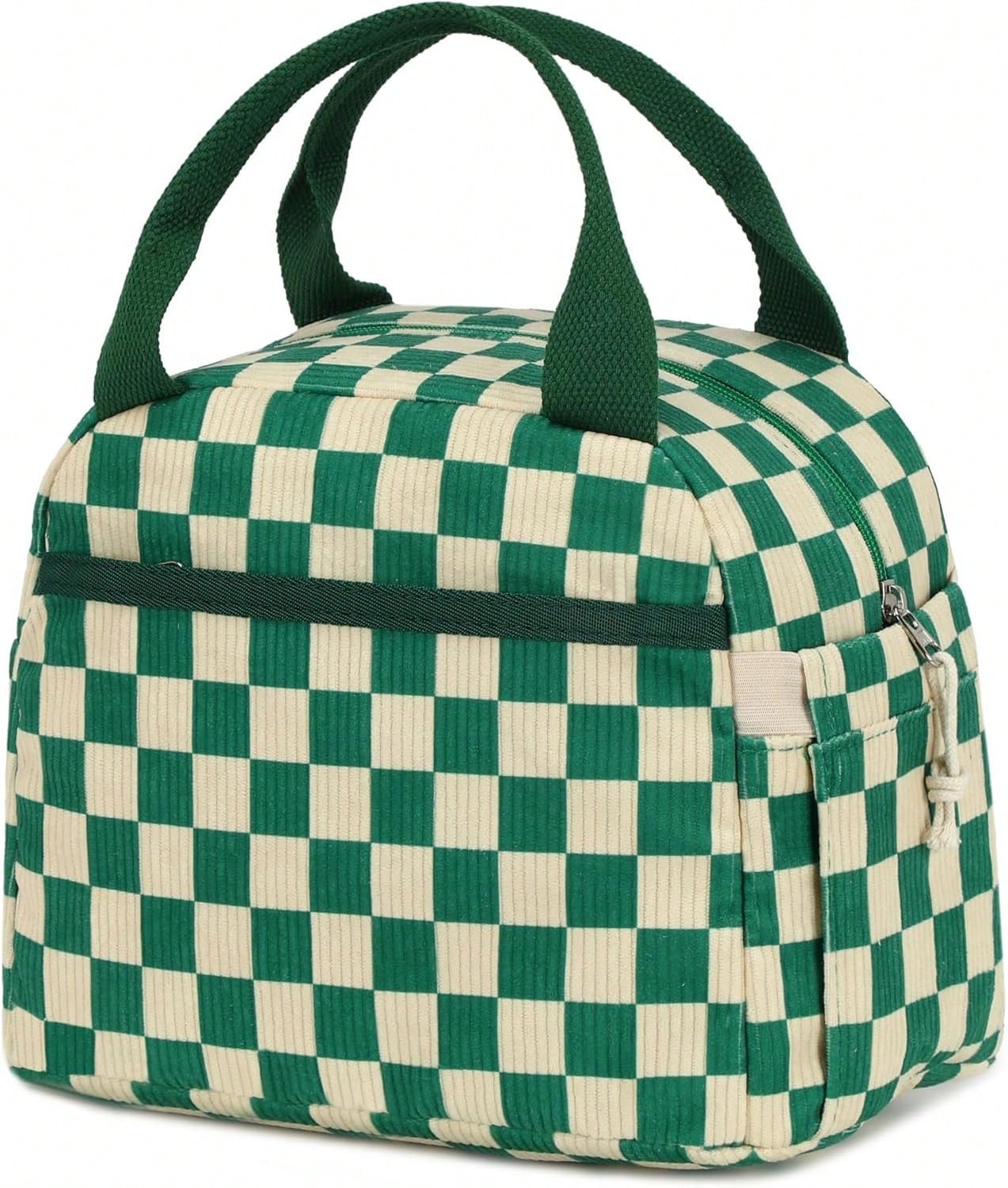 Women'S Bags For Work - Cute Corduroy Lunch Tote Bags Reusable
