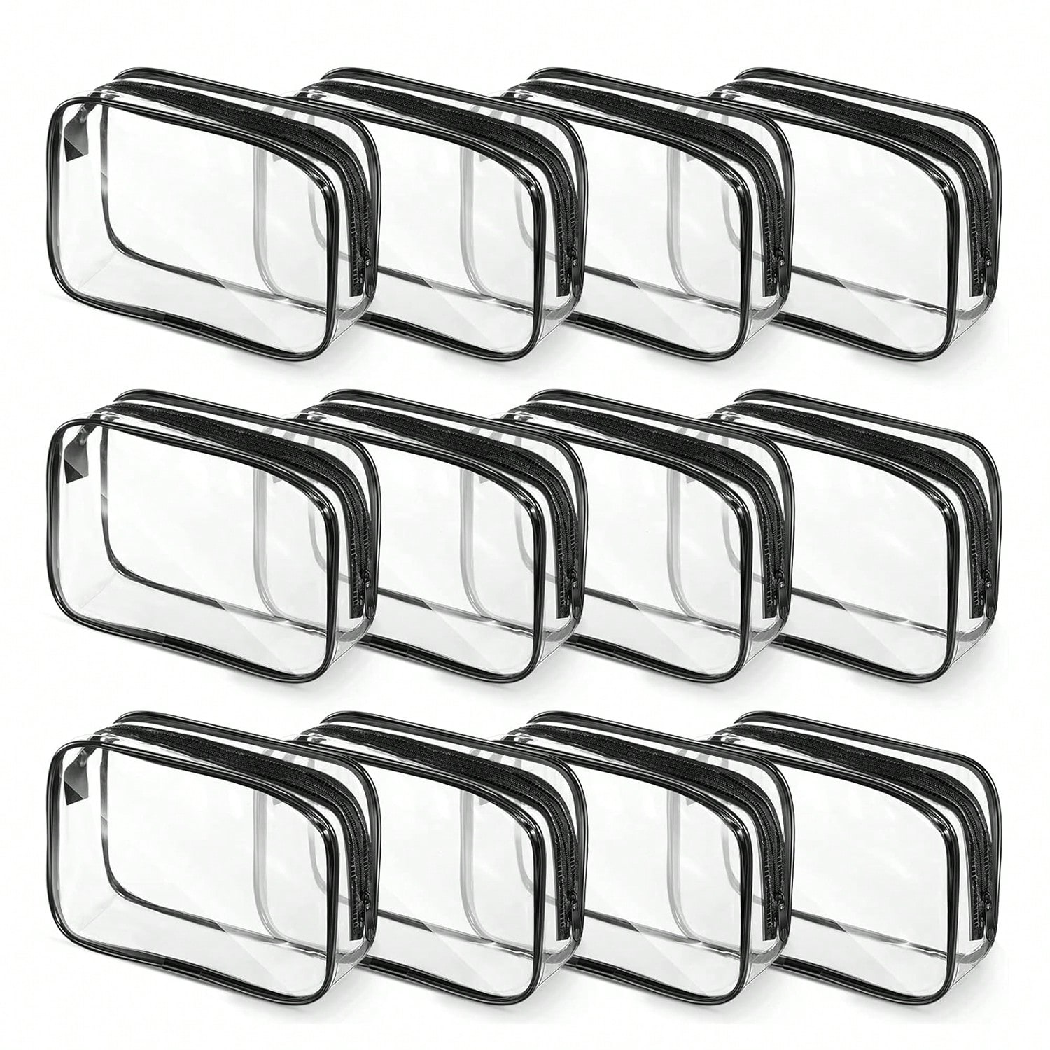 Women Bags For Airport - 24/12/6pcs Summer Clear Makeup Bag -