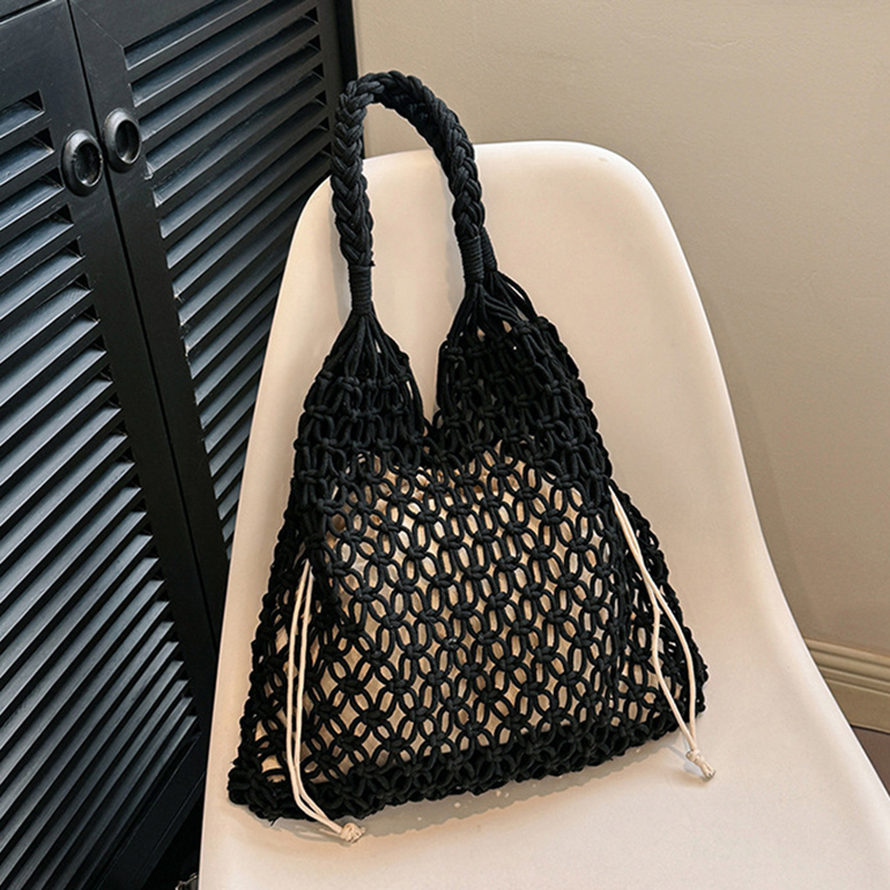 Women Bags Offers - Women Large Capacity Straw Handbag Totes