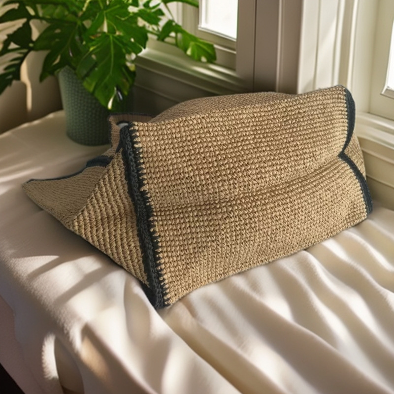 Large-capacity Raffia Grass Wo - Women'S Bags Holiday ulasan dan harga