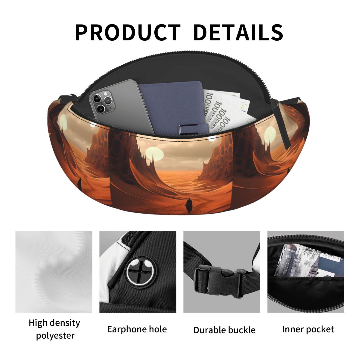 Dune 2020 Fan Art Fanny Pack M - Women Bags Dune ulasan dan harga
