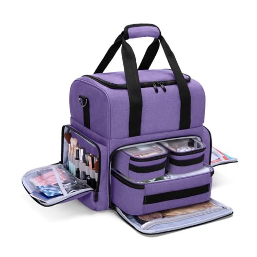 2 Layers Large Travel Makeup B - Women'S Bags ulasan dan harga