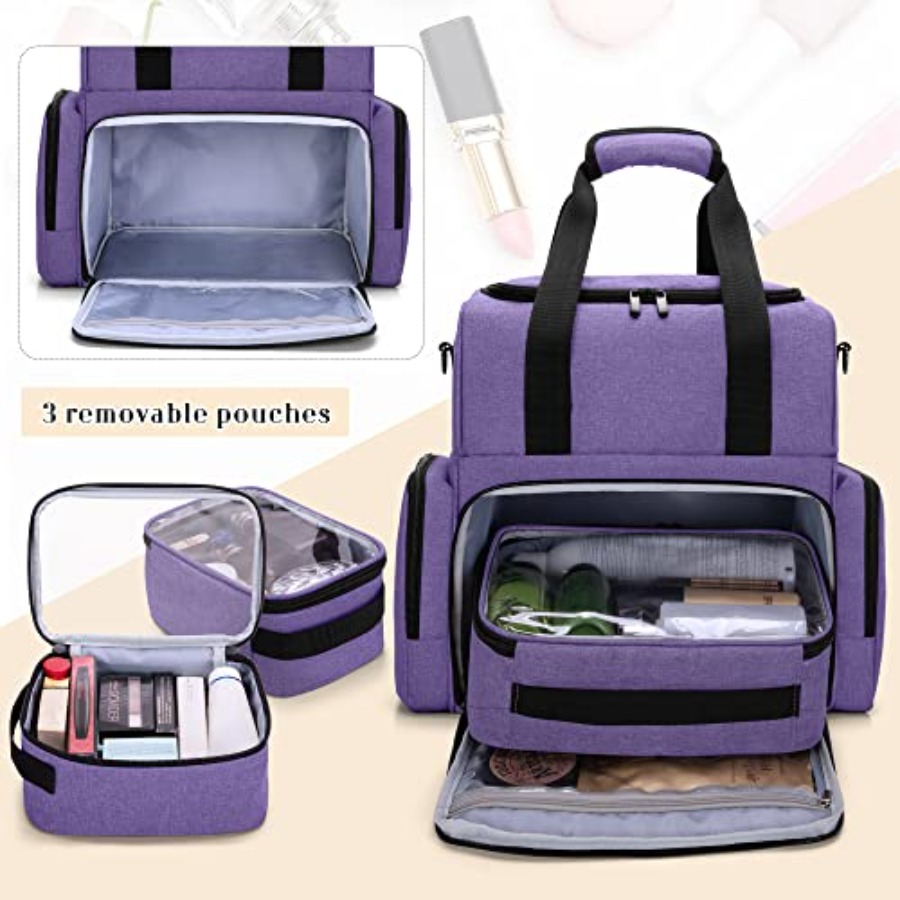2 Layers Large Travel Makeup B - Women'S Bags ulasan dan harga