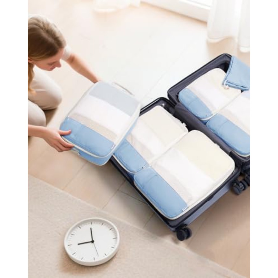 6 Set Compression Packing Cube - Women'S Bags ulasan dan harga