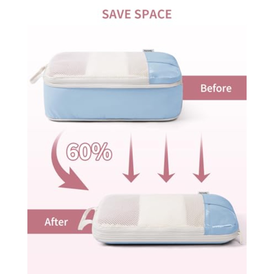 6 Set Compression Packing Cube - Women'S Bags ulasan dan harga
