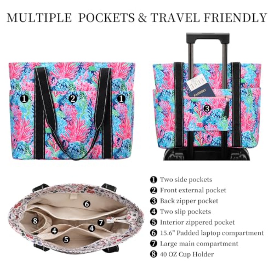 Tote Bag for Women with Laptop - Women'S Bags ulasan dan harga
