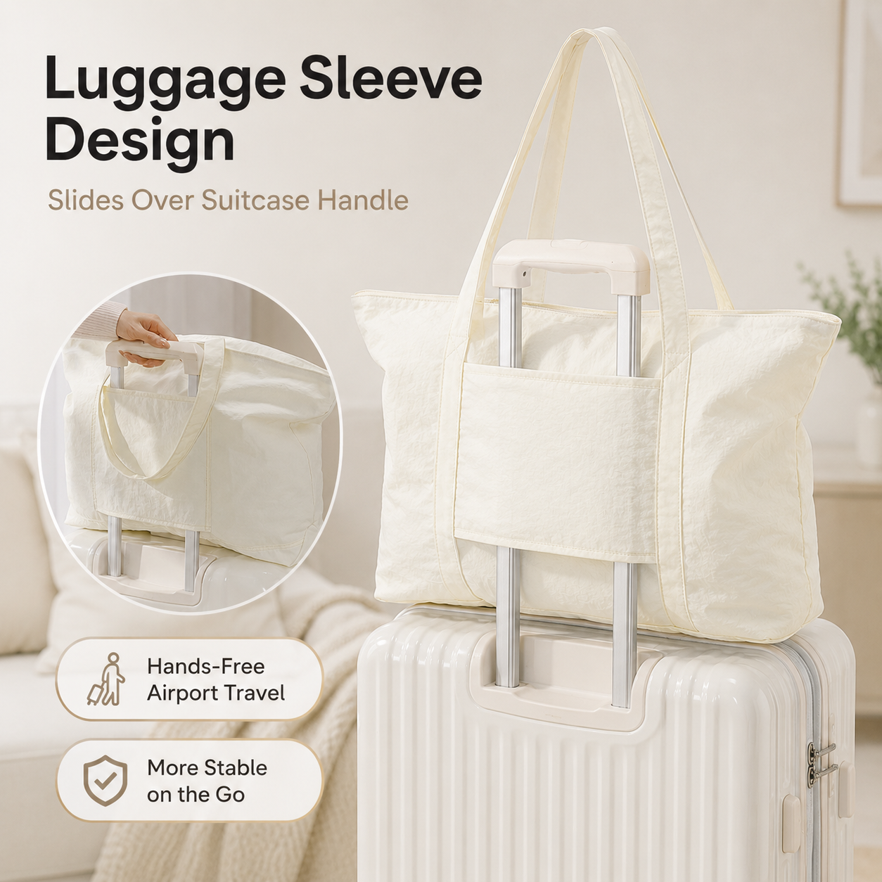 Foldable Travel Bag Luggage Sl - Women Bags For Airport ulasan dan harga