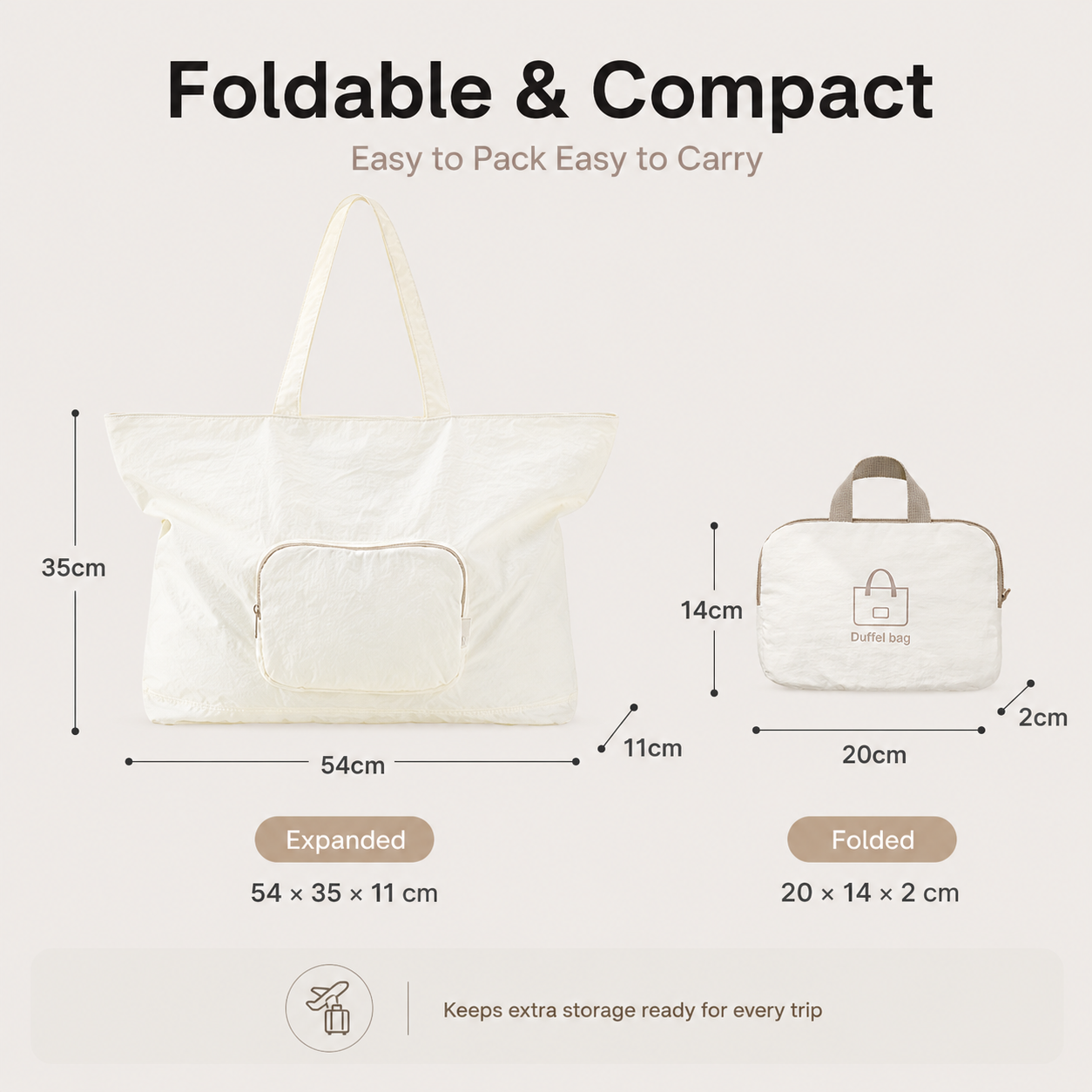 Foldable Travel Bag Luggage Sl - Women Bags For Airport ulasan dan harga