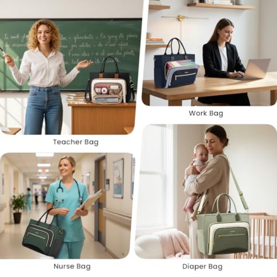 Teacher Tote Bag for Women, La - Women'S Bags For Work ulasan dan harga