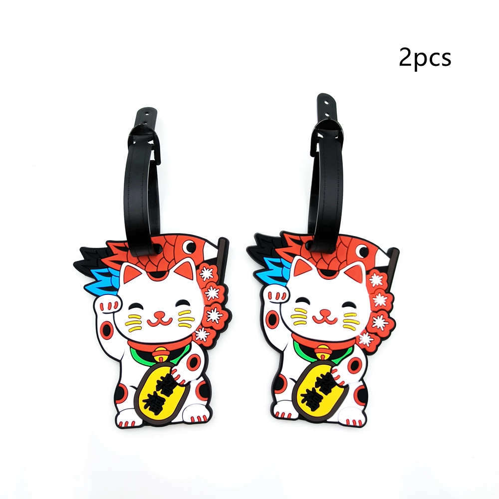 2pcs Cute Wealth Cat Luggage T - Women Bags For Airport ulasan dan harga