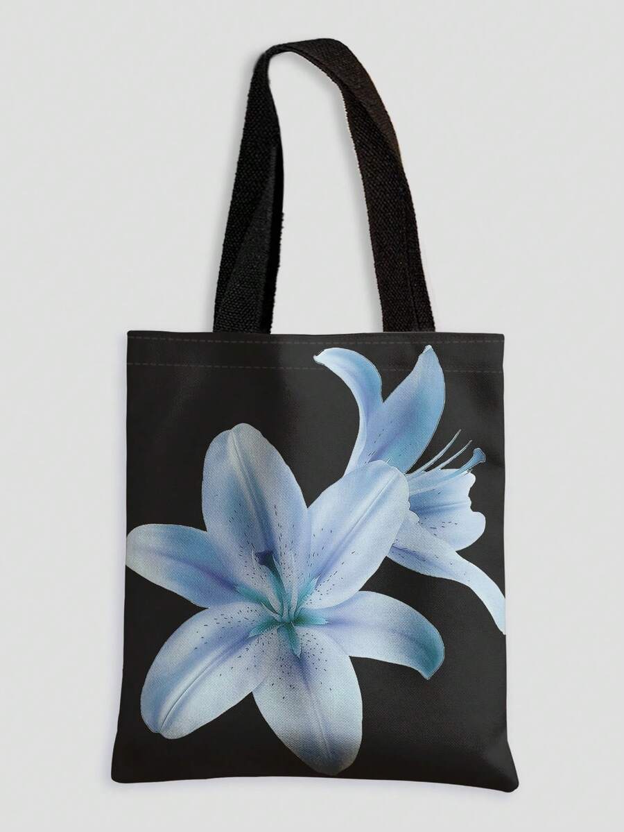 Floral Print Canvas Tote Bag F - Women'S Bags Holiday ulasan dan harga