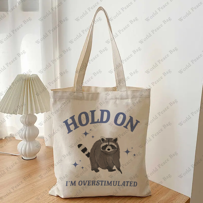 1 pc Hold On I'm Overstimulate - Women Bags Offers ulasan dan harga