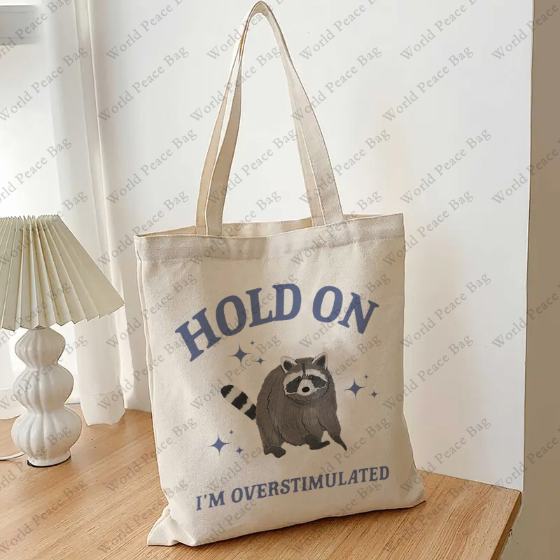 1 pc Hold On I'm Overstimulate - Women Bags Offers ulasan dan harga