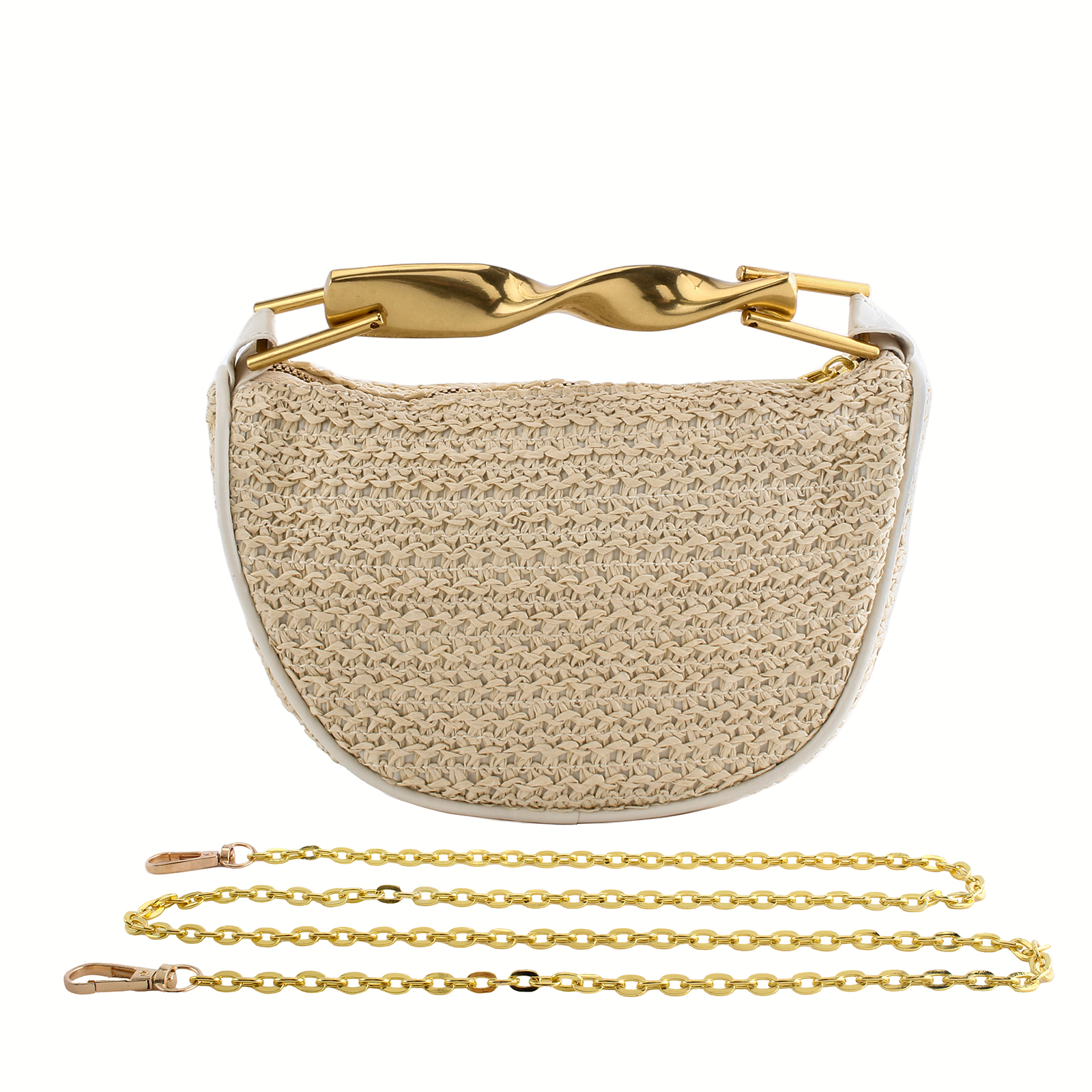 Causal Hobos Straw Woven Top-H - Women'S Bags Holiday ulasan dan harga