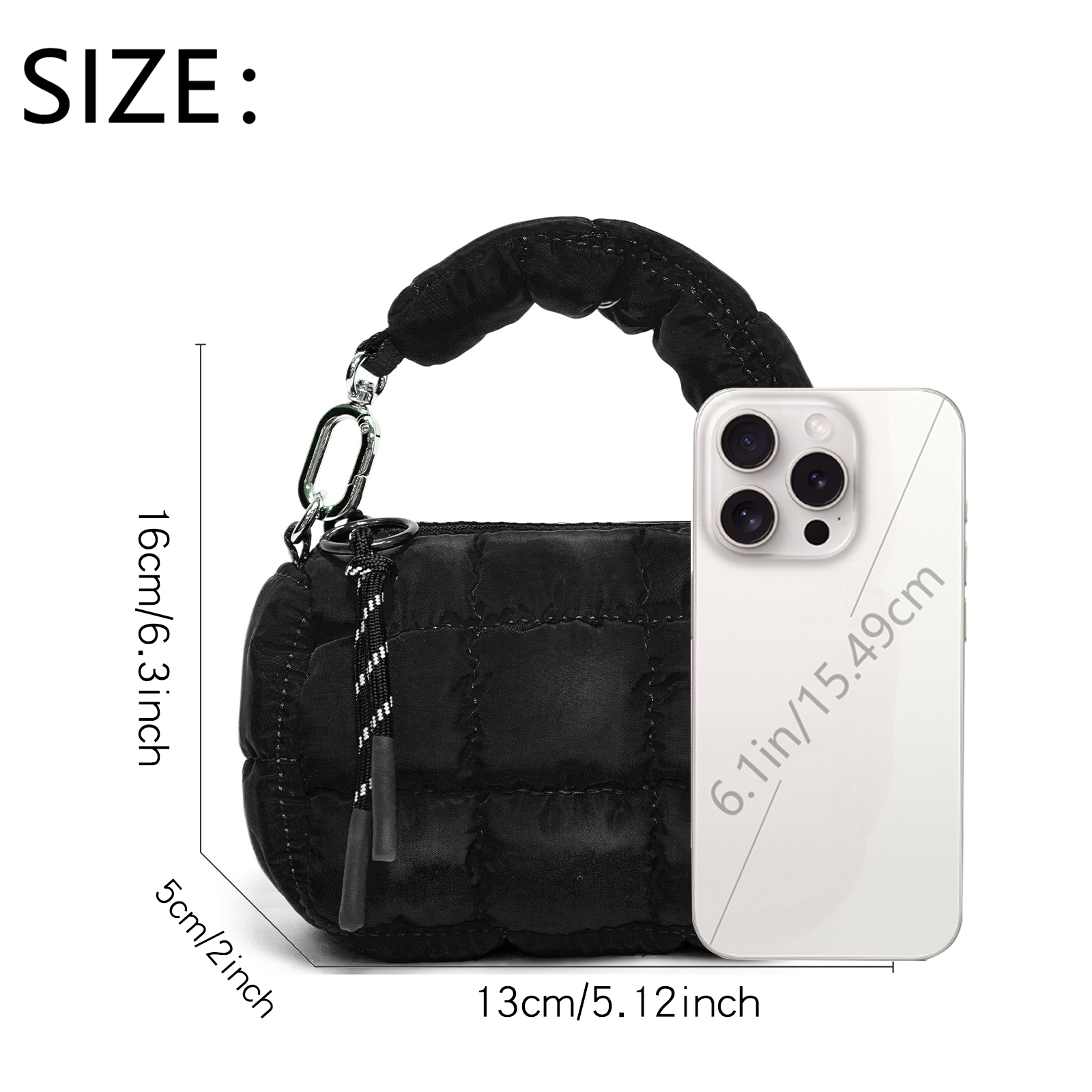 Mini Lipstick Bag Quilted Coin - Women Bags Offers ulasan dan harga