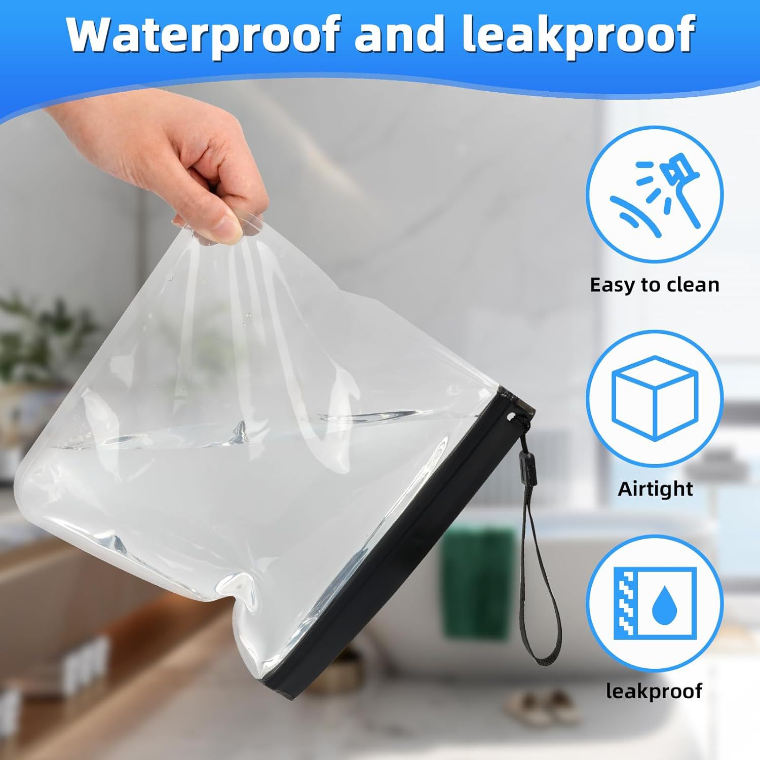 2pcs Luggage Transparent Trave - Women Bags For Airport ulasan dan harga