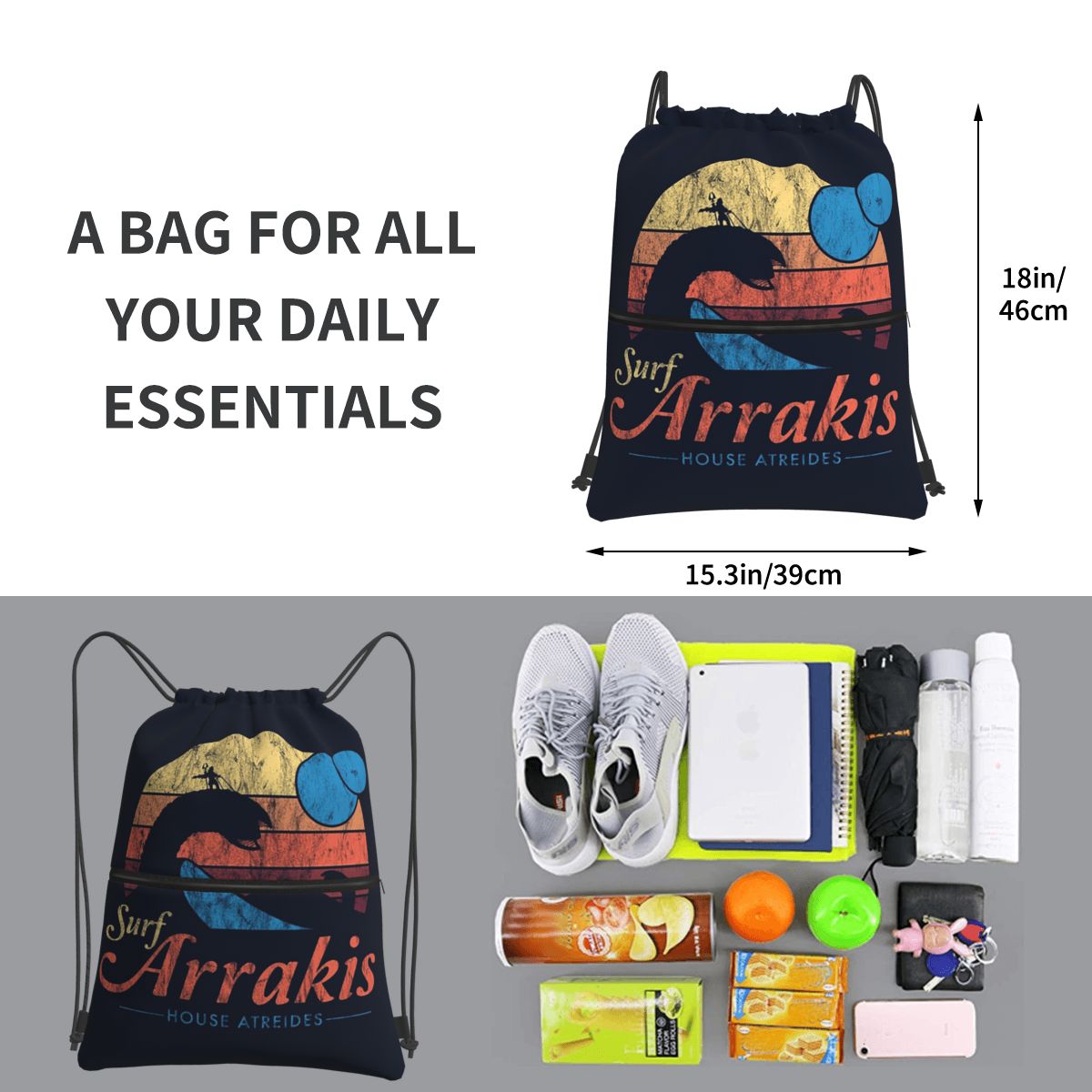 Visit Arrakis Distressed Surf  - Women Bags Dune ulasan dan harga