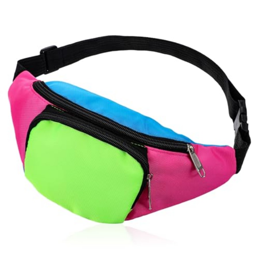 80s Neon Fanny Pack 2 Pockets  - Women'S Bags Holiday ulasan dan harga