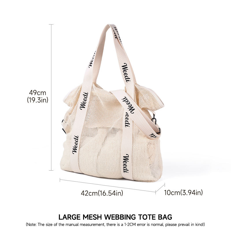 Weedi Fashion Mesh women tote  - Women'S Bags Holiday ulasan dan harga