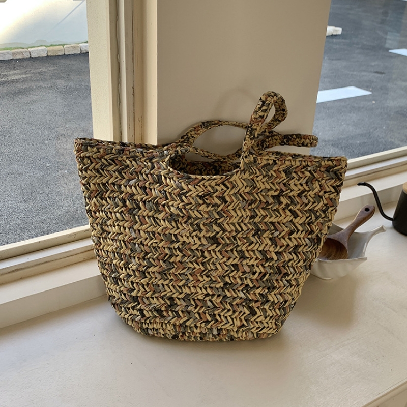 Summer New Handmade PP Grass W - Women'S Bags Holiday ulasan dan harga
