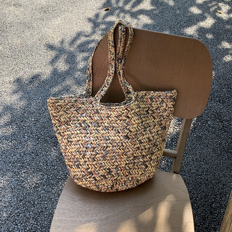 Summer New Handmade PP Grass W - Women'S Bags Holiday ulasan dan harga