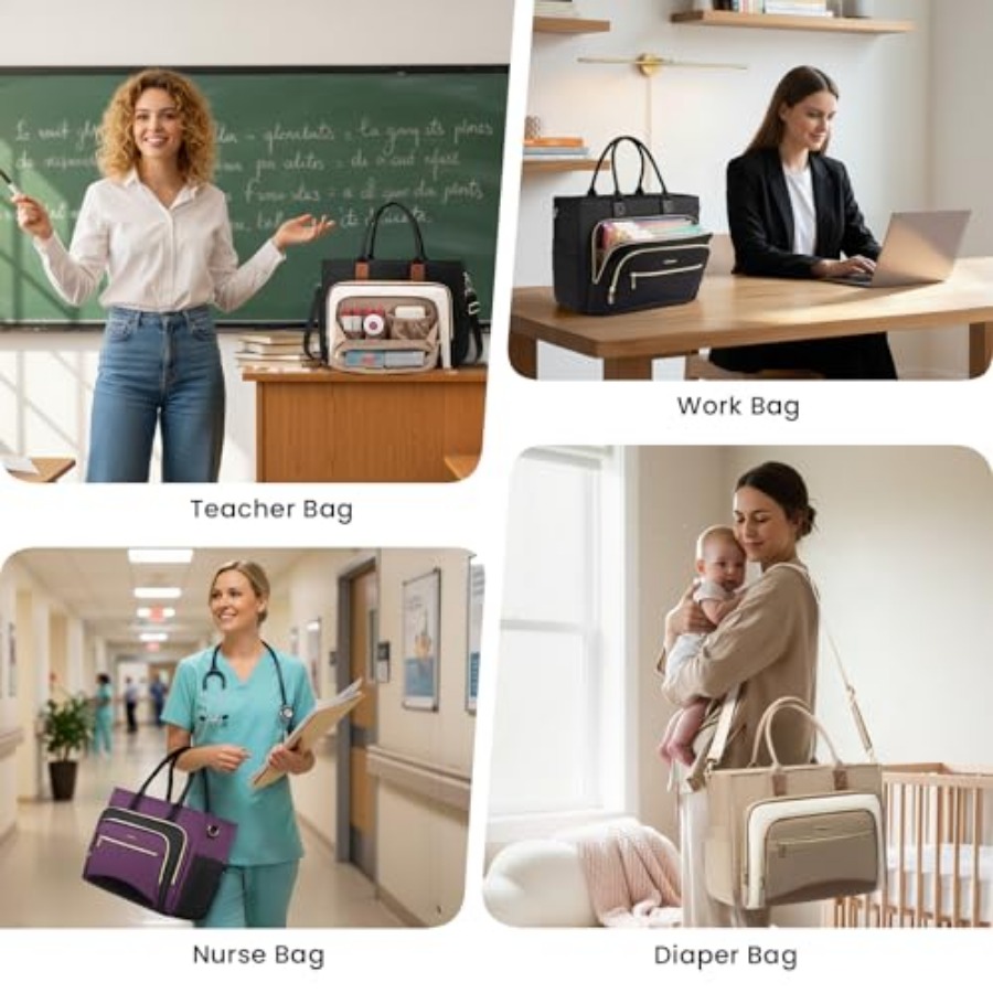 Teacher Tote Bag for Women, La - Women'S Bags For Work ulasan dan harga