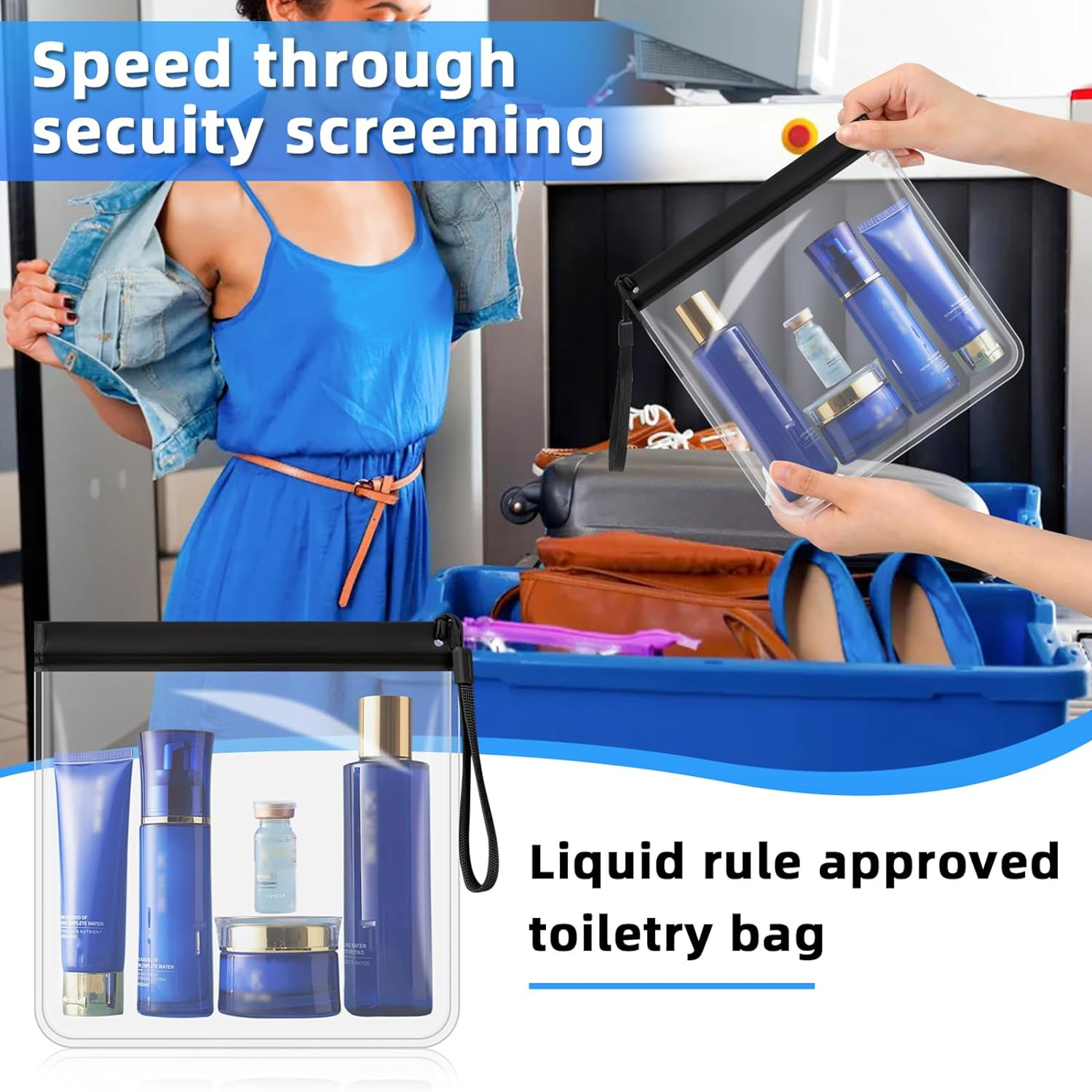 1pc Luggage Transparent Travel - Women Bags For Airport ulasan dan harga