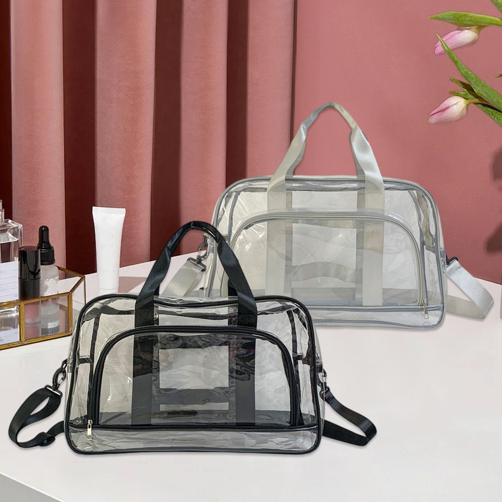 Clear Toiletry Bag for Women M - Women Bags For Airport ulasan dan harga