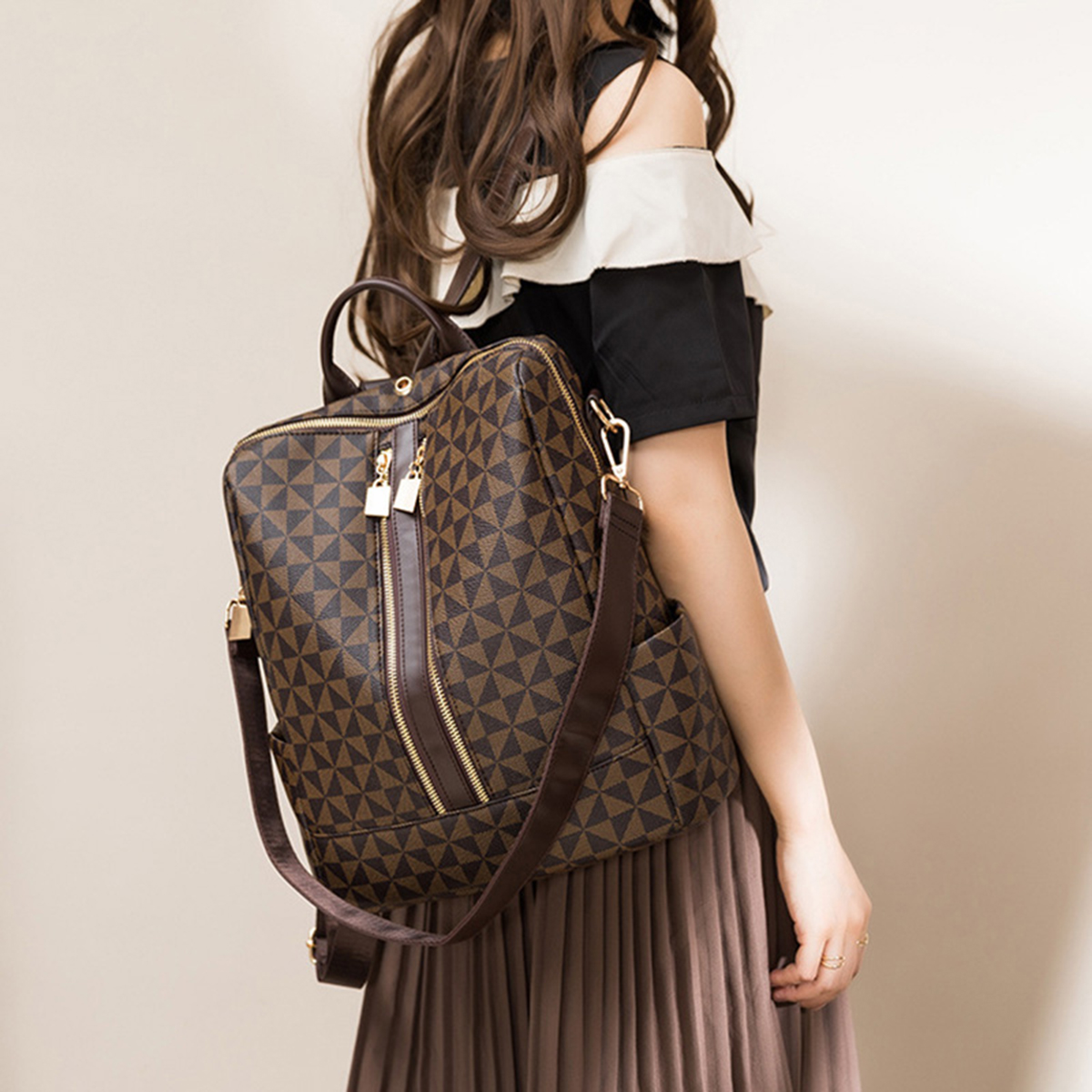 2pcs Backpack And Handbag Set, - Women Bags Offers ulasan dan harga