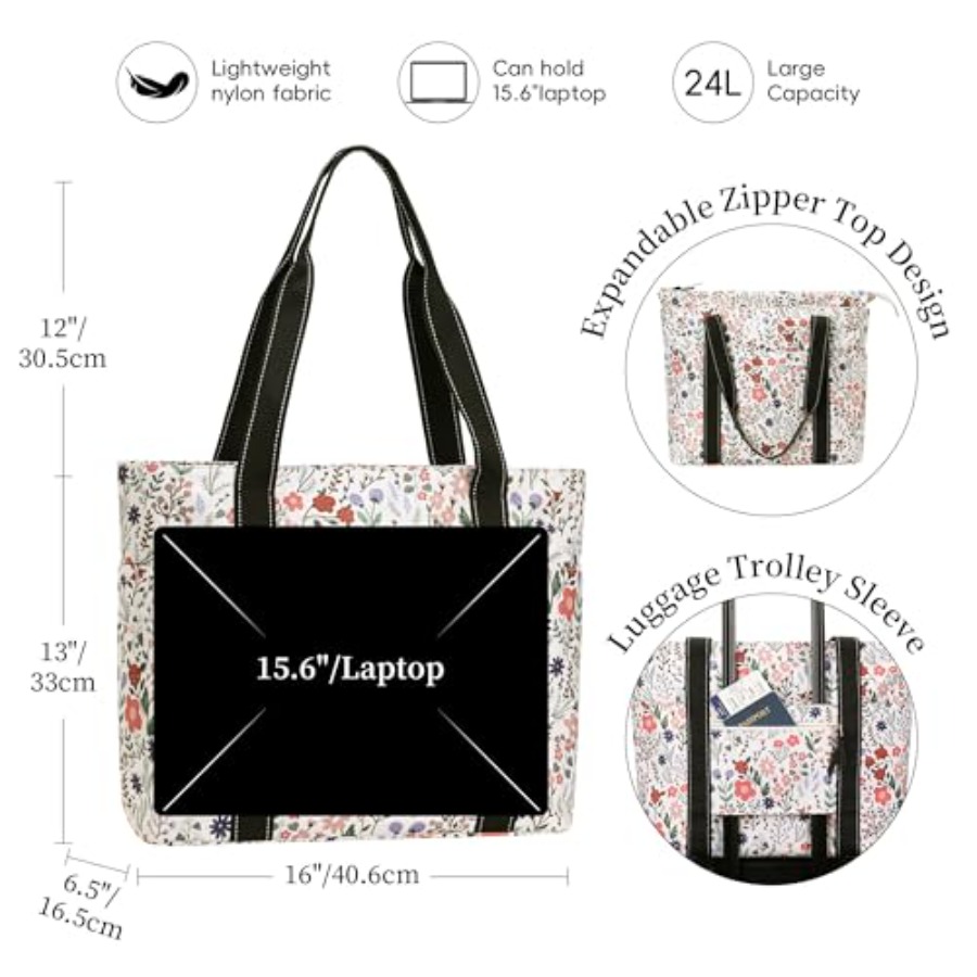 Tote Bag for Women with Laptop - Women'S Bags ulasan dan harga