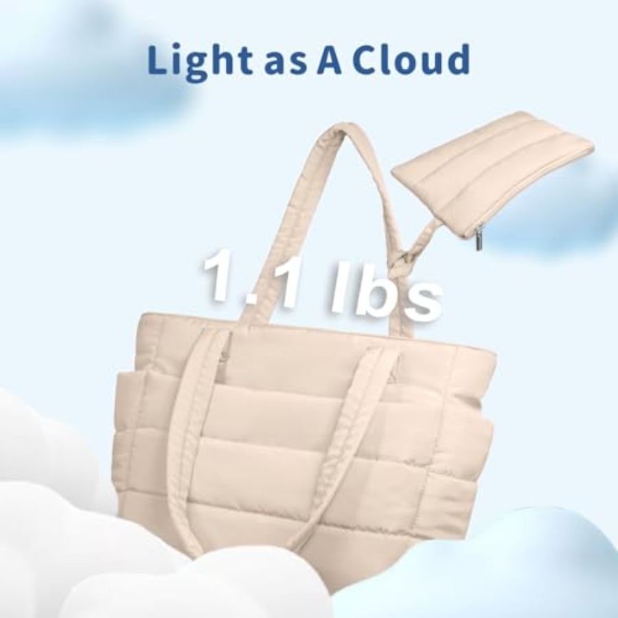 TOPDesign Puffer Tote Bag for  - Women'S Bags ulasan dan harga