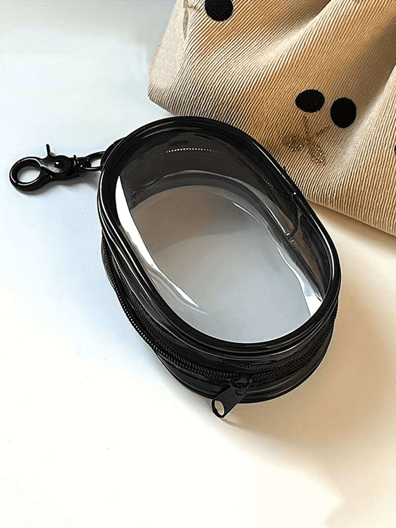 Portable Mini Transparent Zipp - Women'S Bags ulasan dan harga